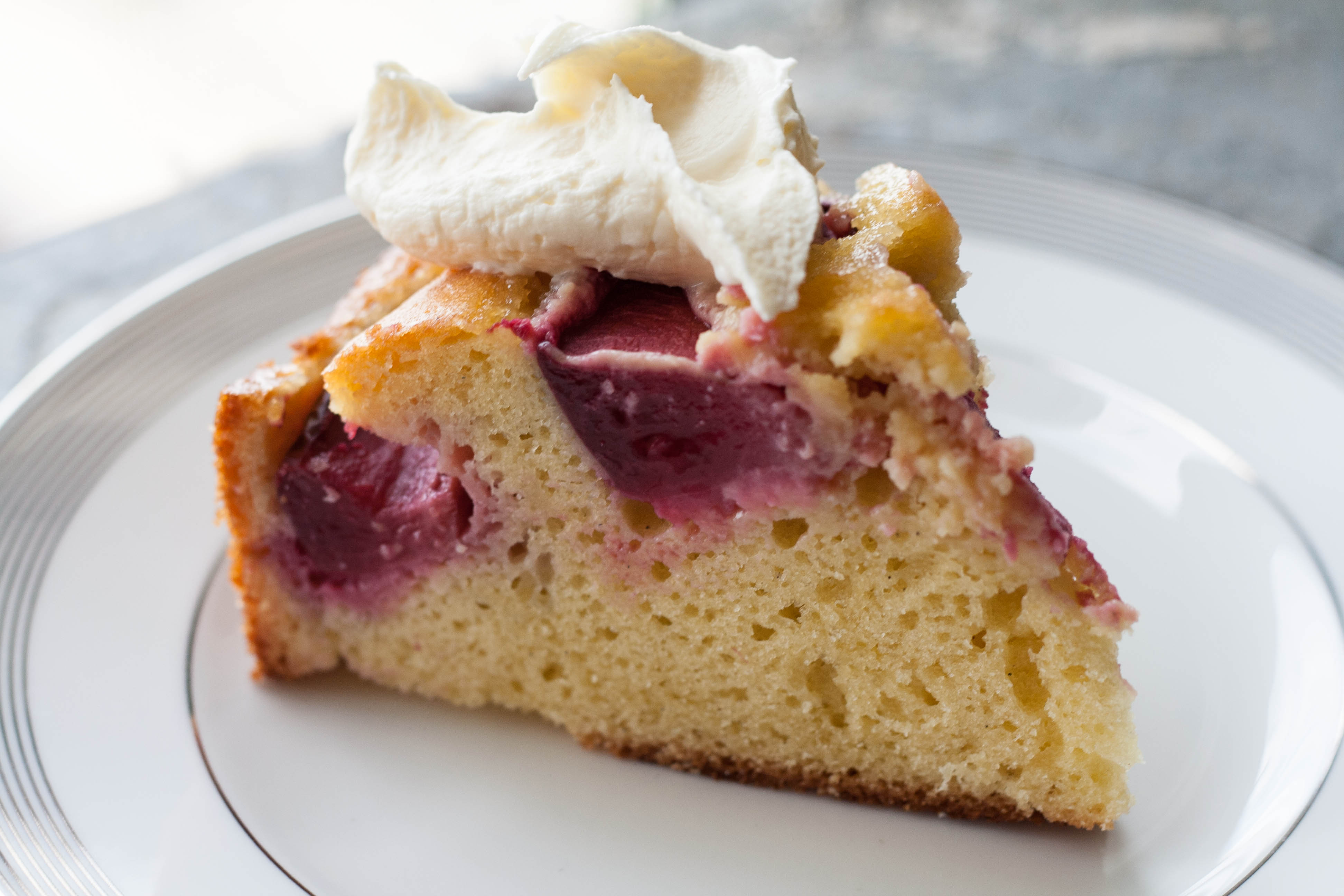 Almond Plum Cake