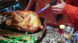 torching the turkey